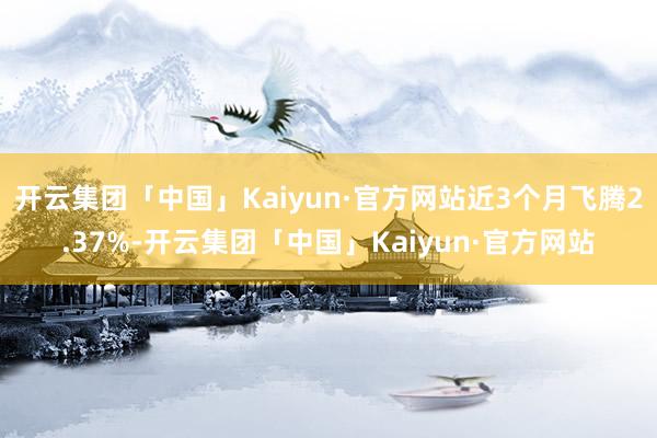 开云集团「中国」Kaiyun·官方网站近3个月飞腾2.37%