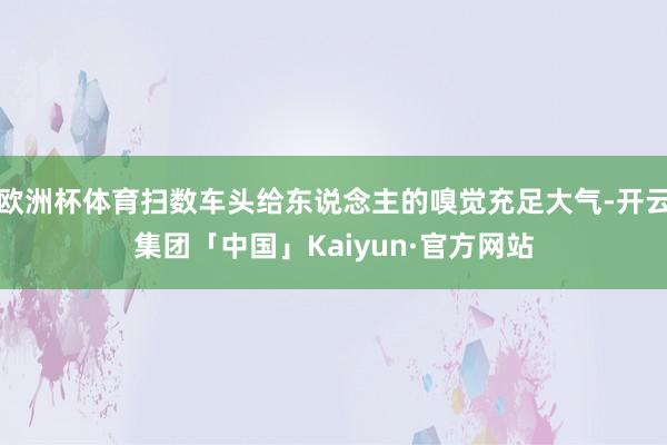 欧洲杯体育扫数车头给东说念主的嗅觉充足大气-开云集团「中国」Kaiyun·官方网站